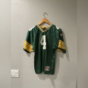 Vintage Wilson Brett Favre GB Packers Gold Label Jersey Youth 14-16‎